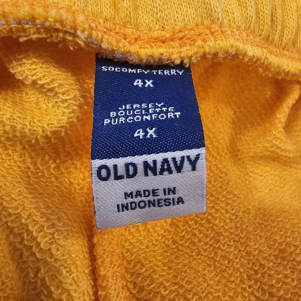 Orange Old Navy Women's Extra High Waist SoComfy Sweat Shorts - Picture 4 of 8